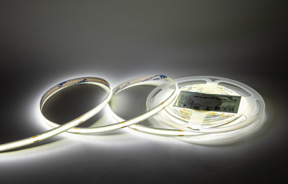Светодиодная лента 24В COB(320LED) IP20 8Вт 6000К 5м СириусА